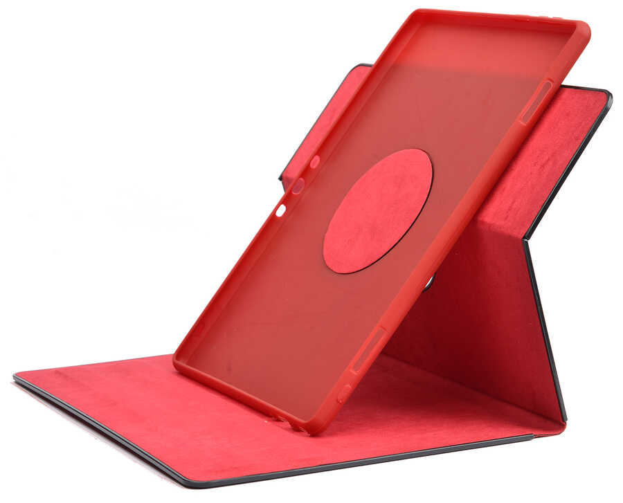 Lenovo M10 TB-X505F Uyumlu Zore Fest Dönebilen Standlı Kılıf - 1