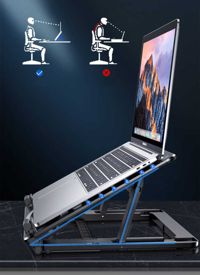 Zore HZ-01 Soğutucu Fanlı Laptop Standı - 10