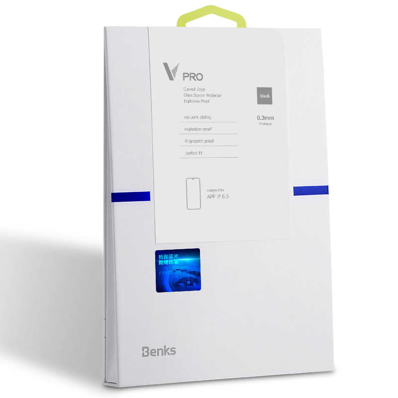 Apple iPhone XS Max Uyumlu Benks 0.3mm V Pro Ekran Koruyucu Anti-Bluelight - 5