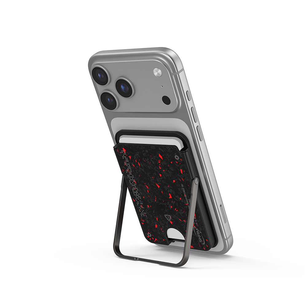 Skinarma Metal Tasarımlı 2 Hazneli Vektor Serisi Magnetik Standlı Kartlık - 6