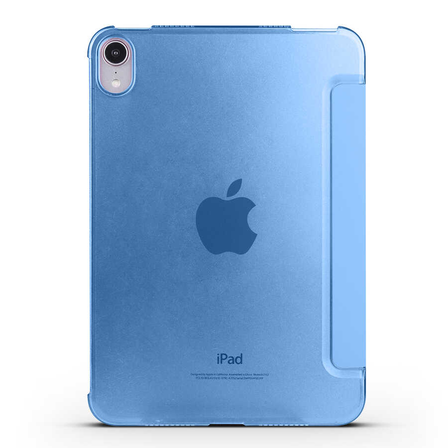 Apple iPad Mini 2021 (6.Nesil) Uyumlu Zore Smart Cover Standlı 1-1 Kılıf - 1