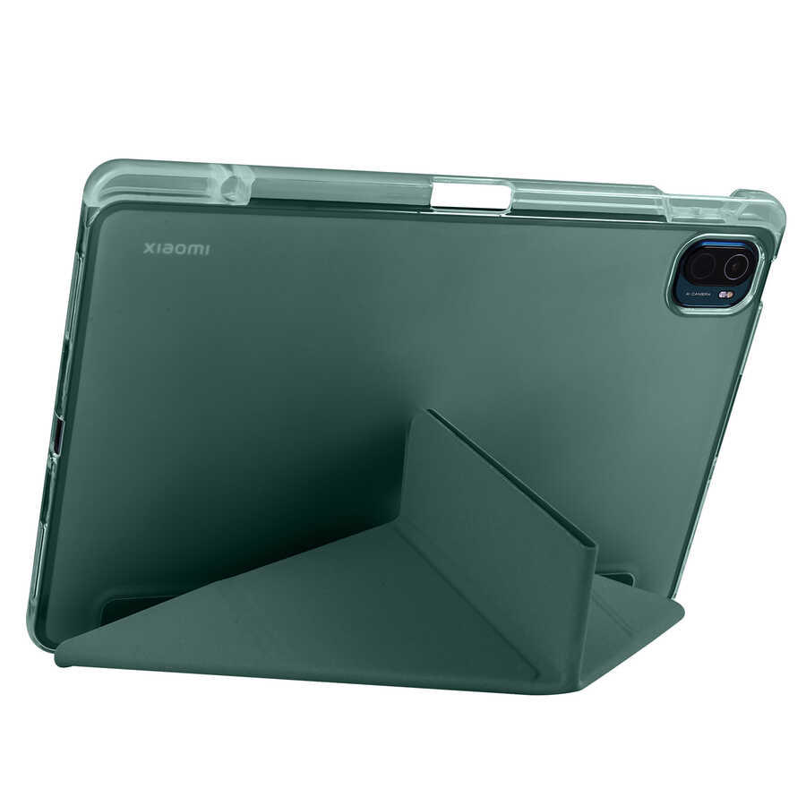 Xiaomi Mi Pad 5 Uyumlu Kılıf Zore Tri Folding Kalem Bölmeli Standlı Kılıf - 1