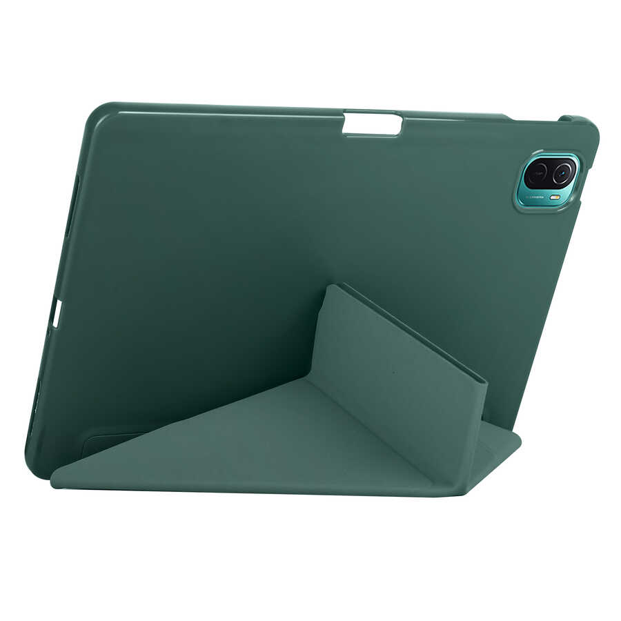 Xiaomi Mi Pad 5 Uyumlu Kılıf Zore Tri Folding Kalem Bölmeli Standlı Kılıf - 5