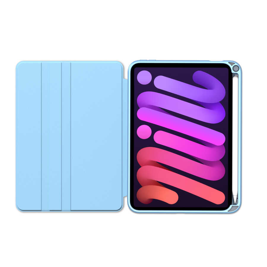 Apple iPad Mini 2021 (6.Nesil) Uyumlu Kılıf Zore Nayn Dönebilen Standlı Kılıf - 2