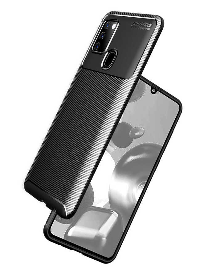 Samsung Galaxy A21S Uyumlu Kılıf Zore Negro Silikon Kapak - 1