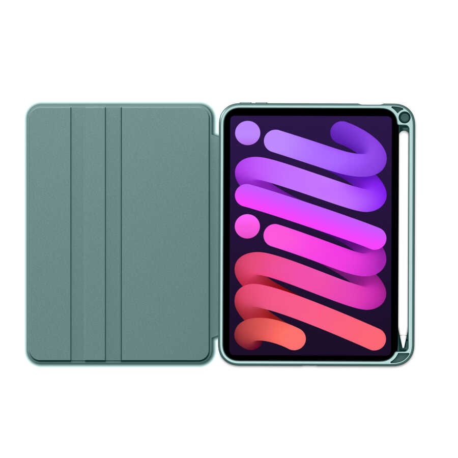 Apple iPad Mini 2021 (6.Nesil) Uyumlu Kılıf Zore Nayn Dönebilen Standlı Kılıf - 7
