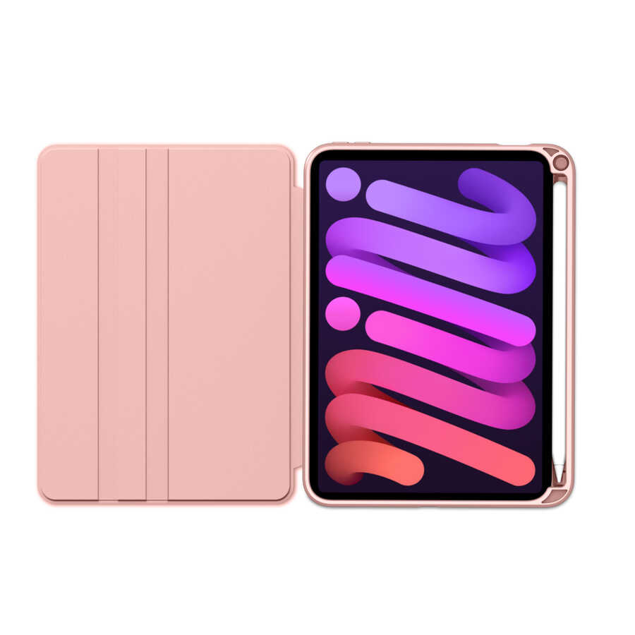 Apple iPad Mini 2021 (6.Nesil) Uyumlu Kılıf Zore Nayn Dönebilen Standlı Kılıf - 8