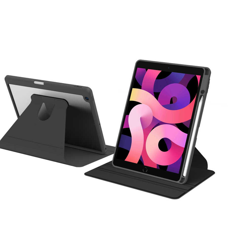 Apple iPad Pro 10.5 (7.Nesil) Uyumlu Kılıf Zore Nayn Dönebilen Standlı Kılıf - 1