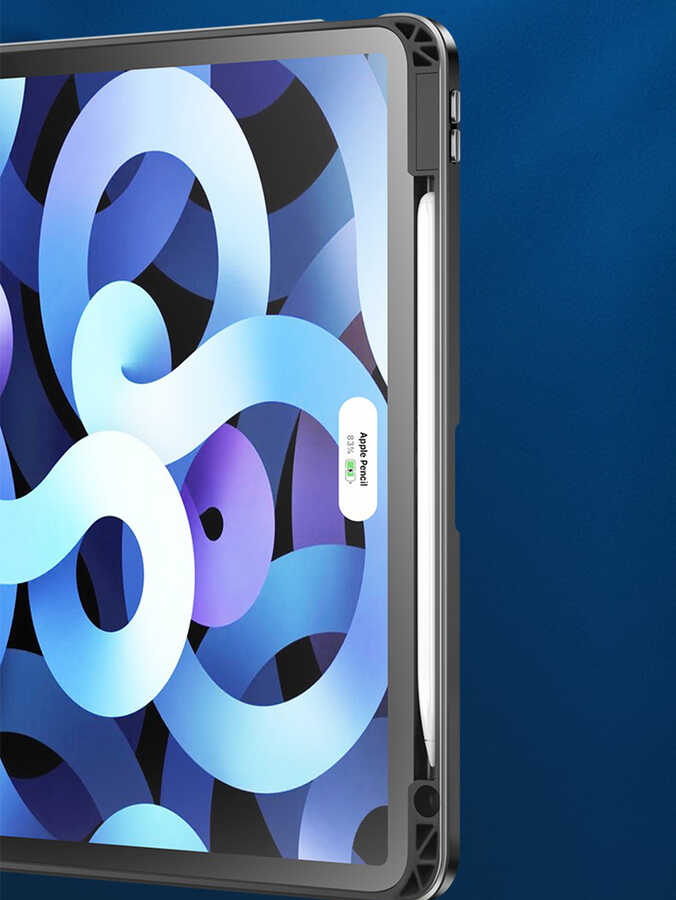 Apple iPad 10.2 2021 (9.Nesil) Uyumlu Kılıf Zore Nort Arkası Şeffaf Standlı Kılıf - 15