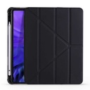 Apple iPad Pro 12.9 2021 Uyumlu (5.Nesil) Kılıf Zore Tri Folding Kalem Bölmeli Standlı Kılıf - 1