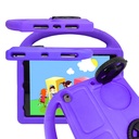 Apple iPad 10.2 Uyumlu (9.Nesil) Zore Wheel Car Tekerlek Standlı Tablet Eva Silikon Kılıf - 2