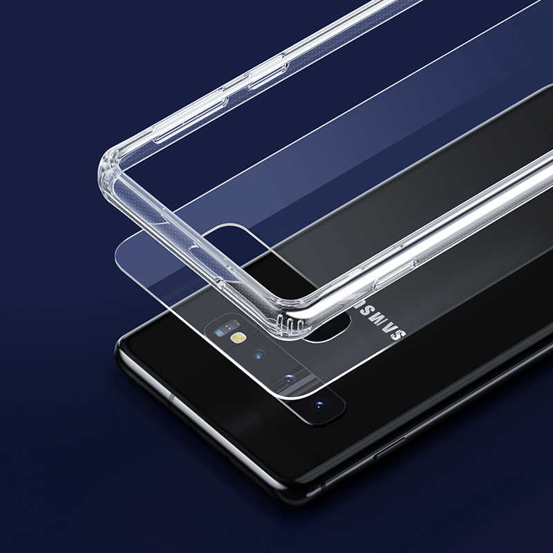 Samsung Galaxy S10 Plus Uyumlu Kılıf Benks Magic Crystal Clear Glass Kapak - 4