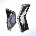 Samsung Galaxy Z Flip 6 Uyumlu Kılıf Sert Silikon Köşe Korumalı Nitro Anti Shock Zore Silikon Kapak