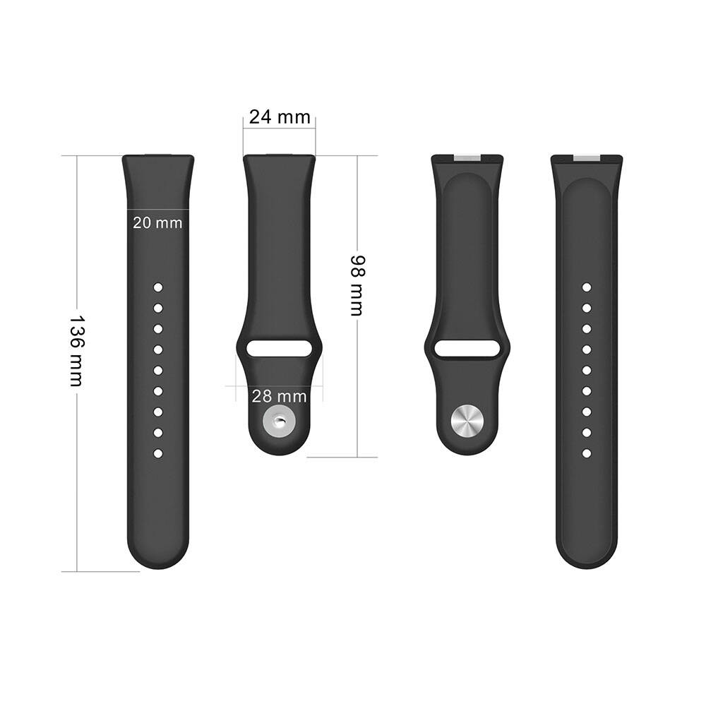 Huawei Watch Fit Uyumlu 3 KRD-11 22mm Silikon Kordon - 10