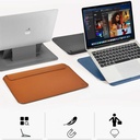 Apple Macbook 16.2' 2021 Uyumlu Wiwu Macbook Skin Pro Portable Stand Kılıf - 6