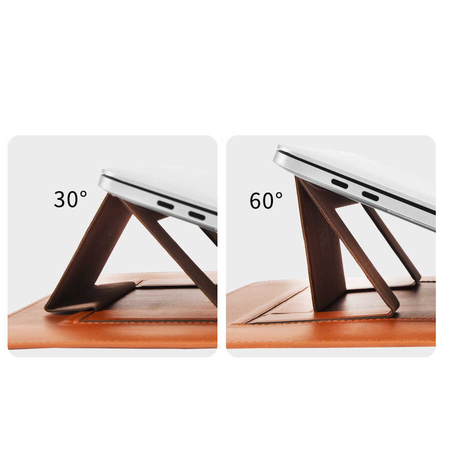 Apple Macbook 16.2' 2021 Uyumlu Wiwu Macbook Skin Pro Portable Stand Kılıf - 12
