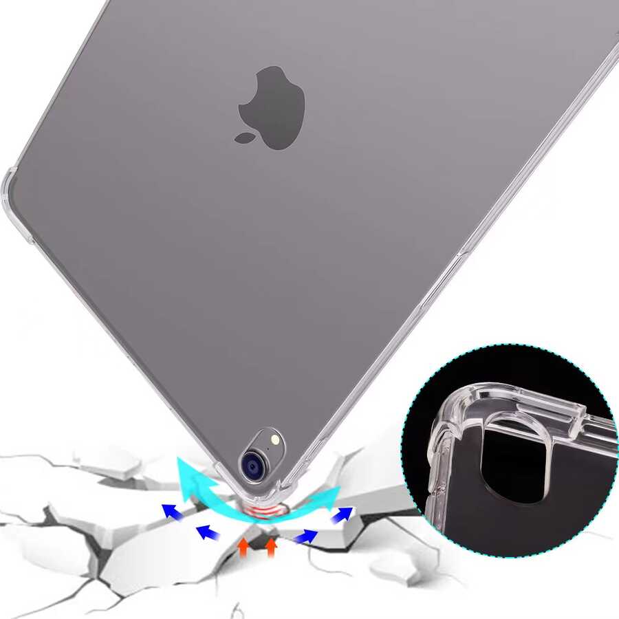 Apple iPad Mini 2021 (6.Nesil) Uyumlu Kılıf Zore Tablet Nitro Anti Shock Silikon Kapak - 6
