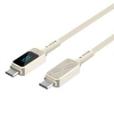 Wiwu Wi-C038 Titan Serisi Type-C to Type-C PD 100W LED Dijital Göstergeli Şarj ve Data Kablosu 1.2M - 2