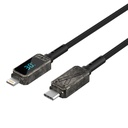 Wiwu Wi-C038 Titan Serisi Lightning to Type-C PD 30W LED Dijital Göstergeli Şarj ve Data Kablosu 1.2M - 2
