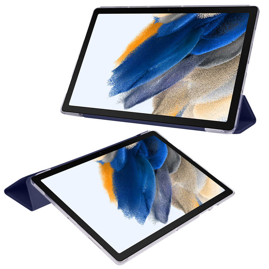 Samsung Galaxy Tab A8 10.5 SM-X200 Uyumlu (2021) Zore Smart Cover Standlı 1-1 Kılıf - 3