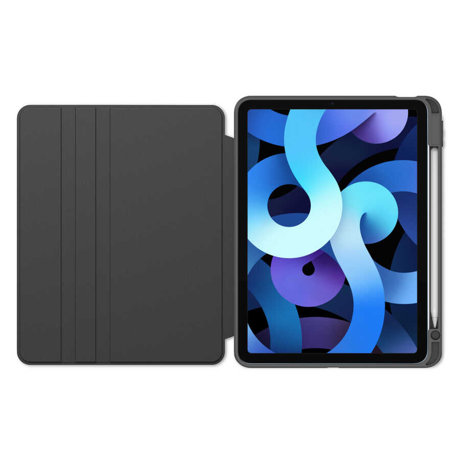 Apple iPad Air 10.9 2022 Uyumlu (5.Nesil) Kılıf Zore Nayn Dönebilen Standlı Kılıf - 6