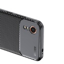 Samsung Galaxy Xcover 7 Kılıf Uyumlu Kılıf Silikon Karbon Tasarımlı Esnek Zore Negro Kapak
