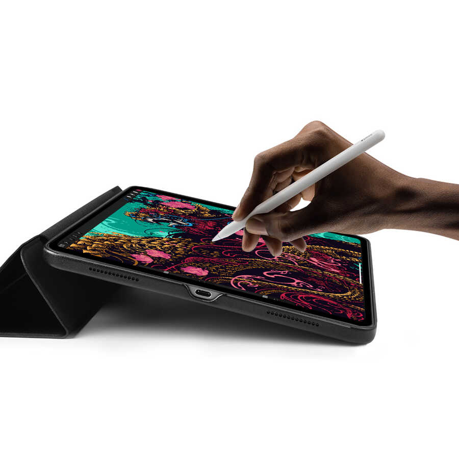 Apple iPad 10.2 2021 (9.Nesil) Uyumlu Wiwu Ayrılabilen Magnetik Standlı Tablet Kılıfı - 3