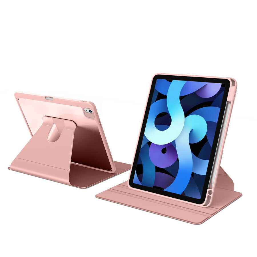 Apple iPad 10.9 2022 Uyumlu (10.Nesil) Kılıf Zore Nayn Dönebilen Standlı Kılıf - 6