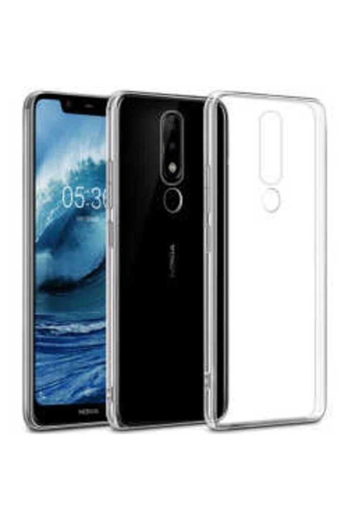Nokia 5.1 Plus Uyumlu Kılıf Zore Süper Silikon Kapak