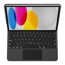 Apple iPad 10.9 2022 Uyumlu (10.Nesil) Klavyeli Kılıf Touchpad Klavye Aydınlatmalı Wiwu KX005 Keyboard - 2