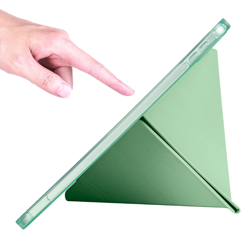 Apple iPad 11.Nesil 2025 Uyumlu Kılıf Zore Tri Folding Kalem Bölmeli Standlı Kılıf - 15