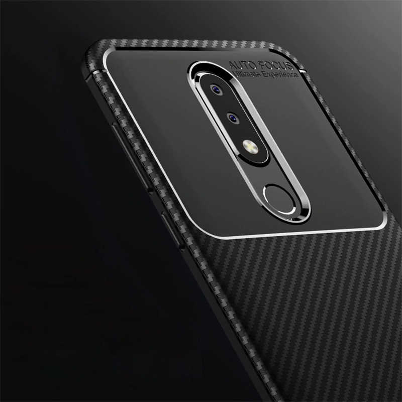 Nokia 5.1 Plus Uyumlu Kılıf Zore Negro Silikon Kapak - 5