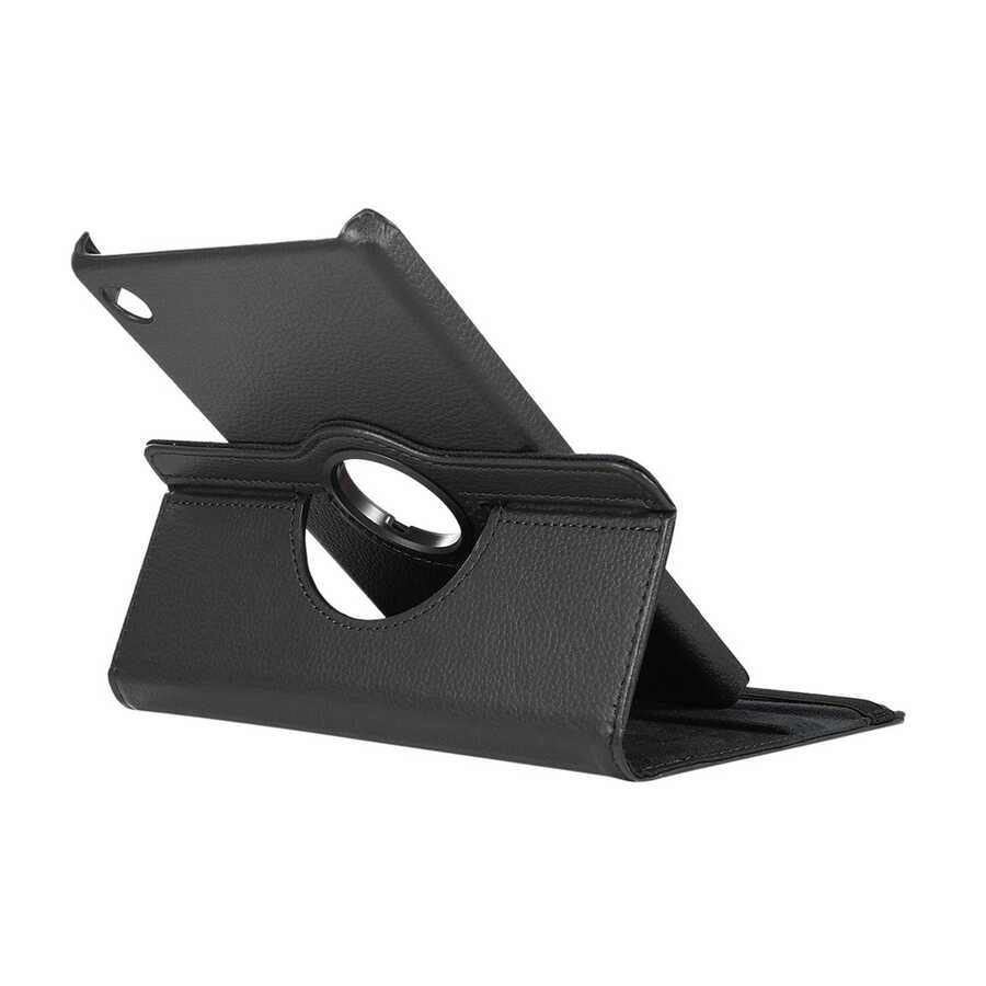 Lenovo Tab M10 TB-328F 3. Jenerasyon Uyumlu Zore Dönebilen Standlı Kılıf - 4
