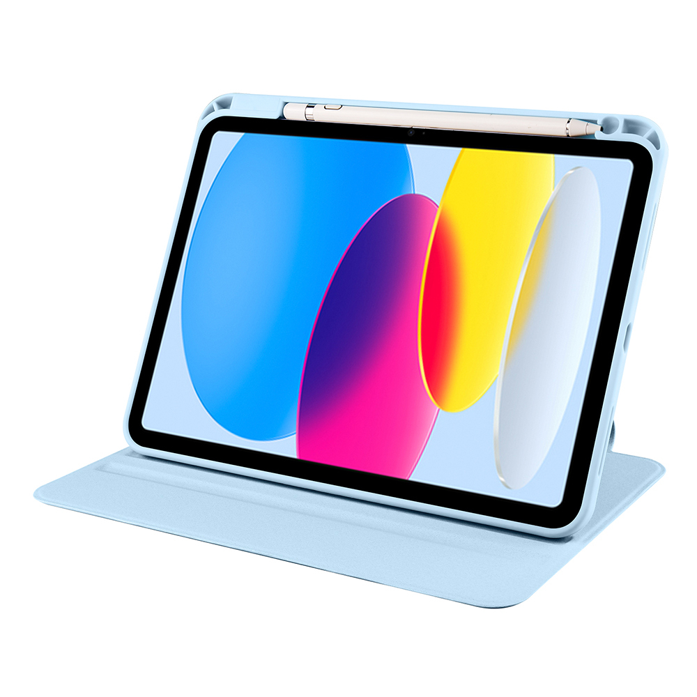 Apple iPad 11.Nesil 2025 Uyumlu Kılıf Zore Termik Kalem Bölmeli Dönebilen Standlı Kılıf - 14