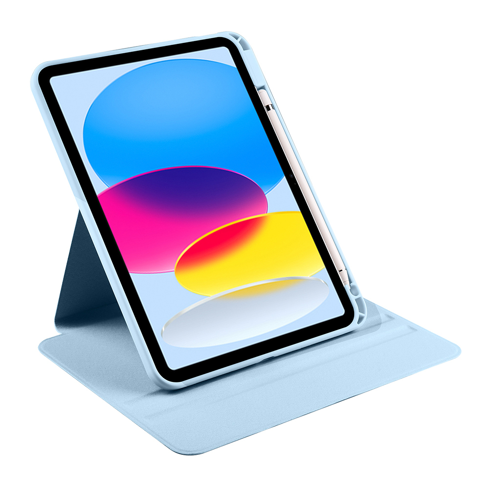 Apple iPad 11.Nesil 2025 Uyumlu Kılıf Zore Termik Kalem Bölmeli Dönebilen Standlı Kılıf - 15