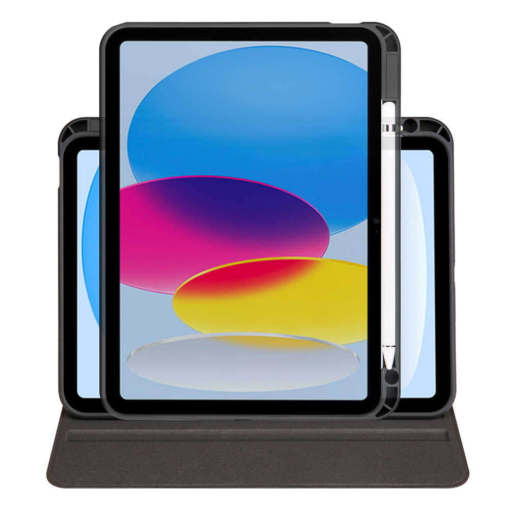 Apple iPad 11.Nesil 2025 Uyumlu Kılıf Zore Termik Kalem Bölmeli Dönebilen Standlı Kılıf - 41