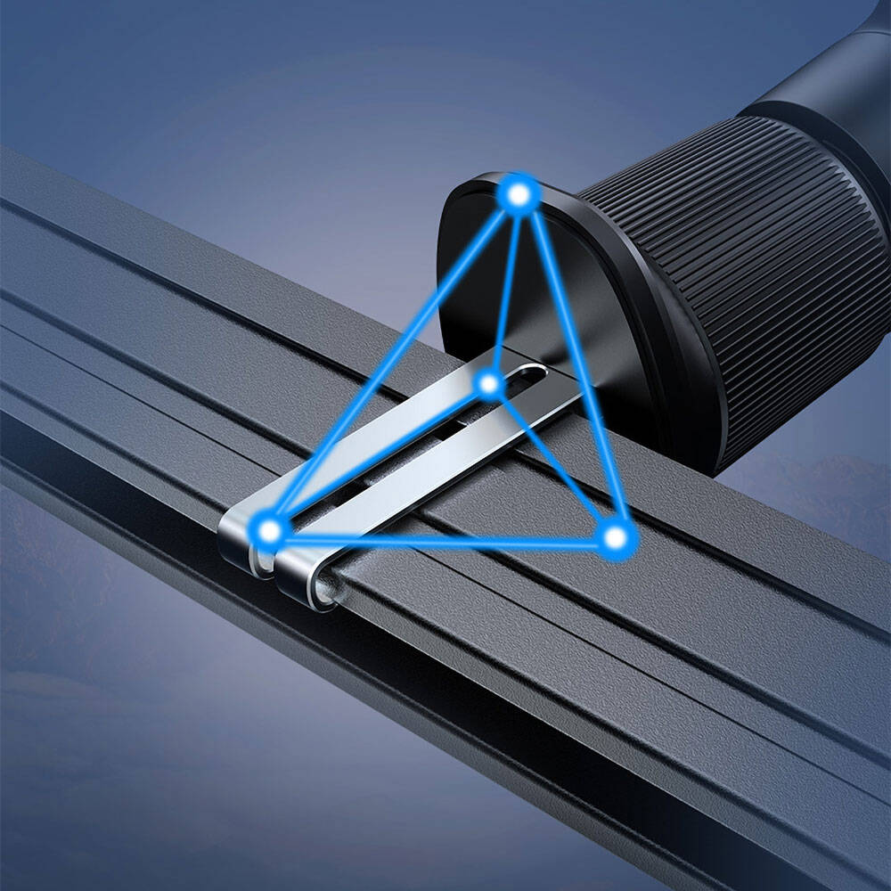 Recci RHO-C42 Magsafe Magnetik 360° Dönebilen Havalandırma Tasarım Araç Telefon Tutucu - 9