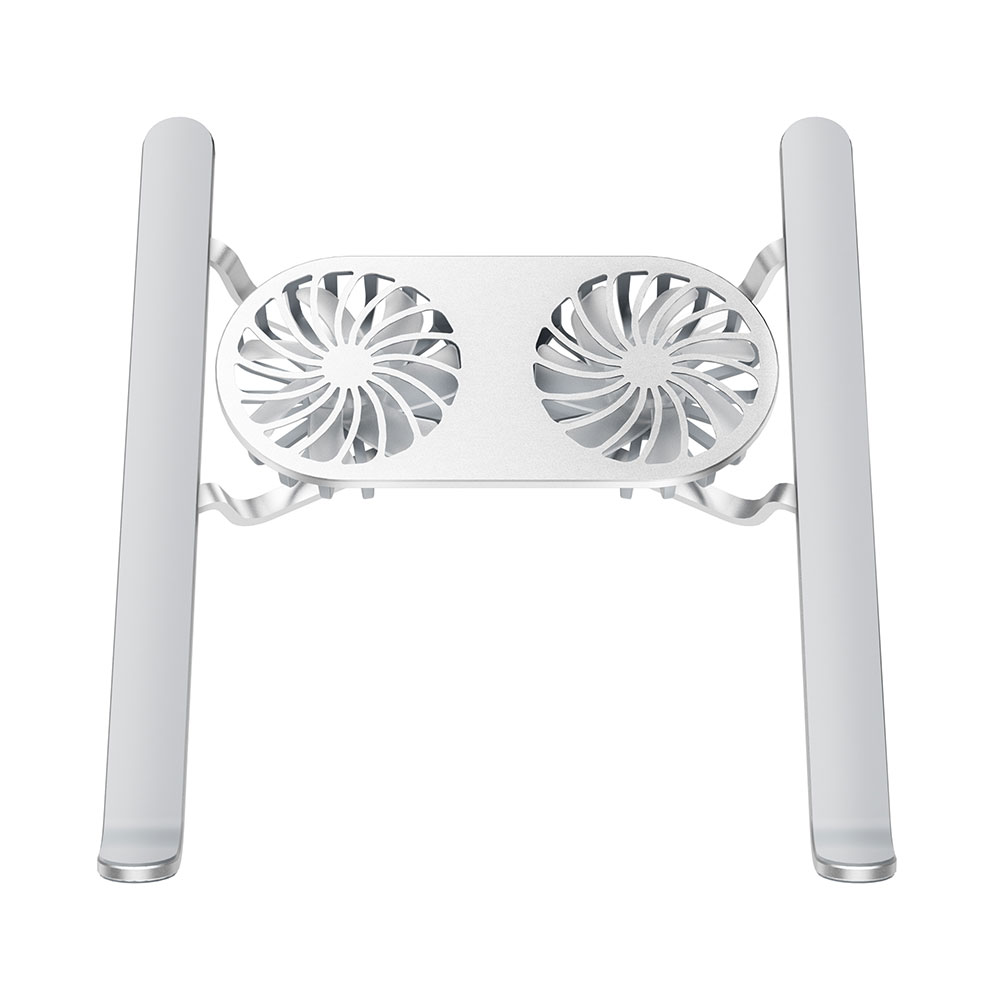 Wiwu S400 Pro Çift Fanlı Işıklı Katlanabilir Ayarlanabilir Laptop Standı 5W 3000RPM - 4
