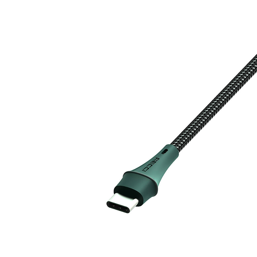 Recci RTC-N19C Genbu Serisi USB-A to Type-C 3A Hızlı Şarj Özellikli Şarj ve Data Kablosu 1M - 3