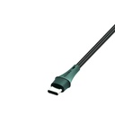 Recci RTC-N19C Genbu Serisi USB-A to Type-C 3A Hızlı Şarj Özellikli Şarj ve Data Kablosu 1M - 3