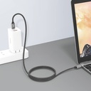 Recci RTC-P08CC Type-C to Type-C PD 100W 5A Hızlı Şarj Naylon Örgü Tasarım Şarj ve Data Kablosu 1.5M - 3