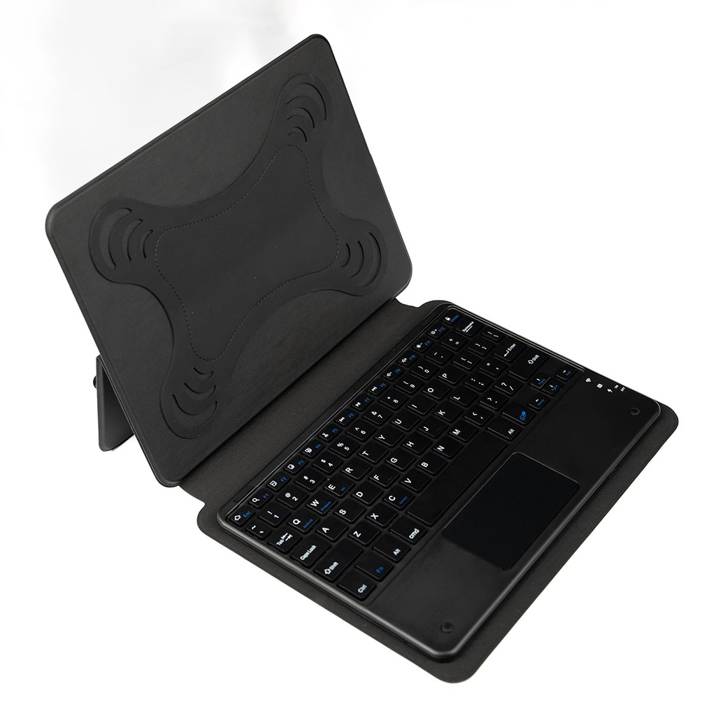 Zore Border Keyboard 13" inç Universal Bluetooh Bağlantılı Standlı Klavyeli Tablet Kılıfı - 5