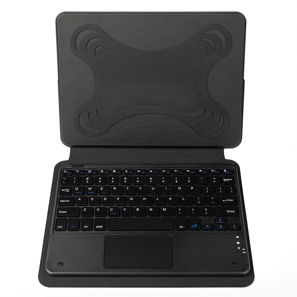 Zore Border Keyboard 13" inç Universal Bluetooh Bağlantılı Standlı Klavyeli Tablet Kılıfı - 6