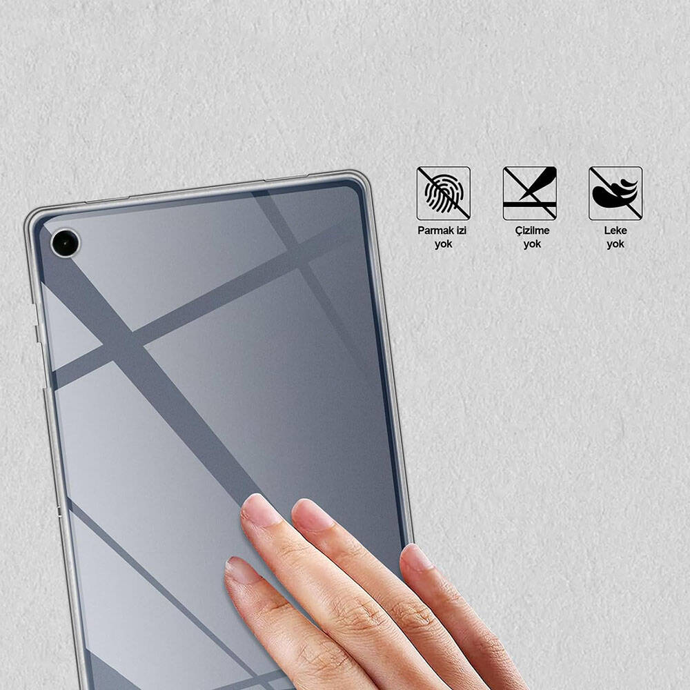 Samsung Galaxy Tab A9 Plus Uyumlu Kılıf Zore Tablet Süper Silikon Kapak - 3