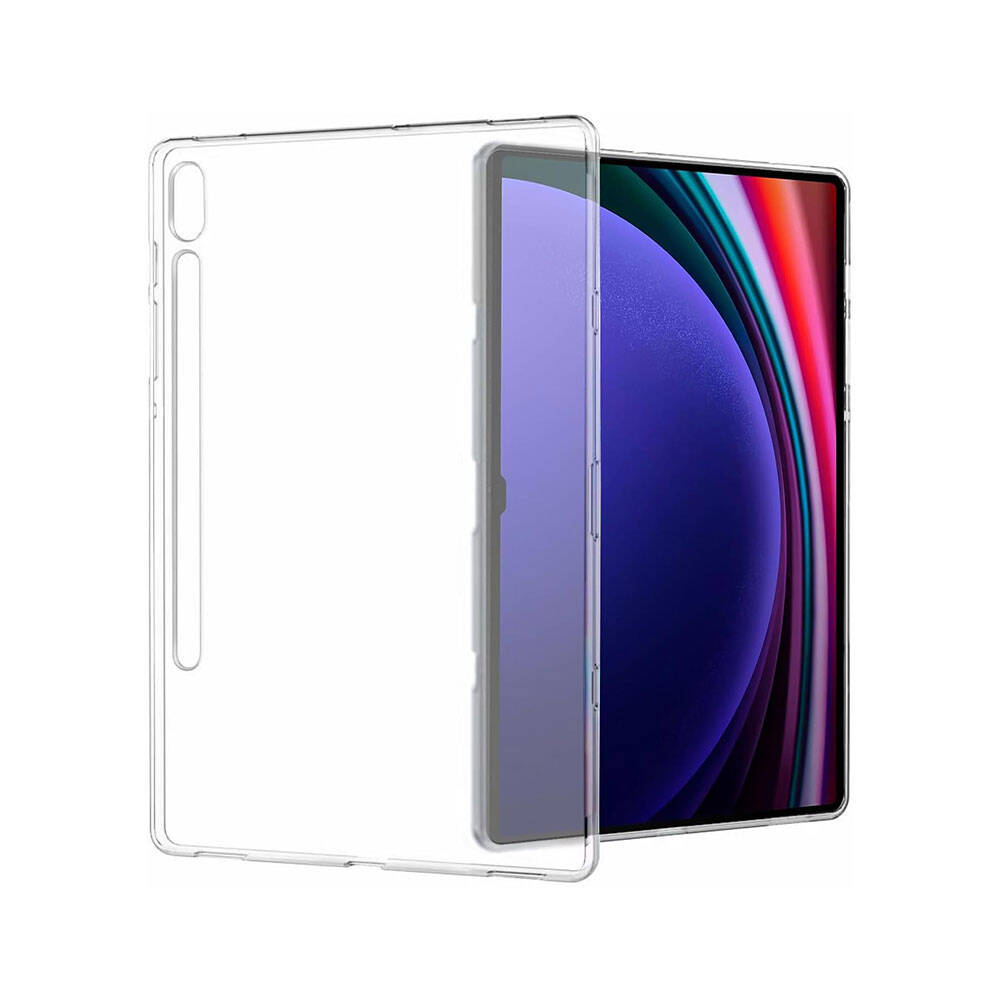 Samsung Galaxy Tab S9 FE Plus Uyumlu Kılıf Zore Tablet Süper Silikon Kapak - 1