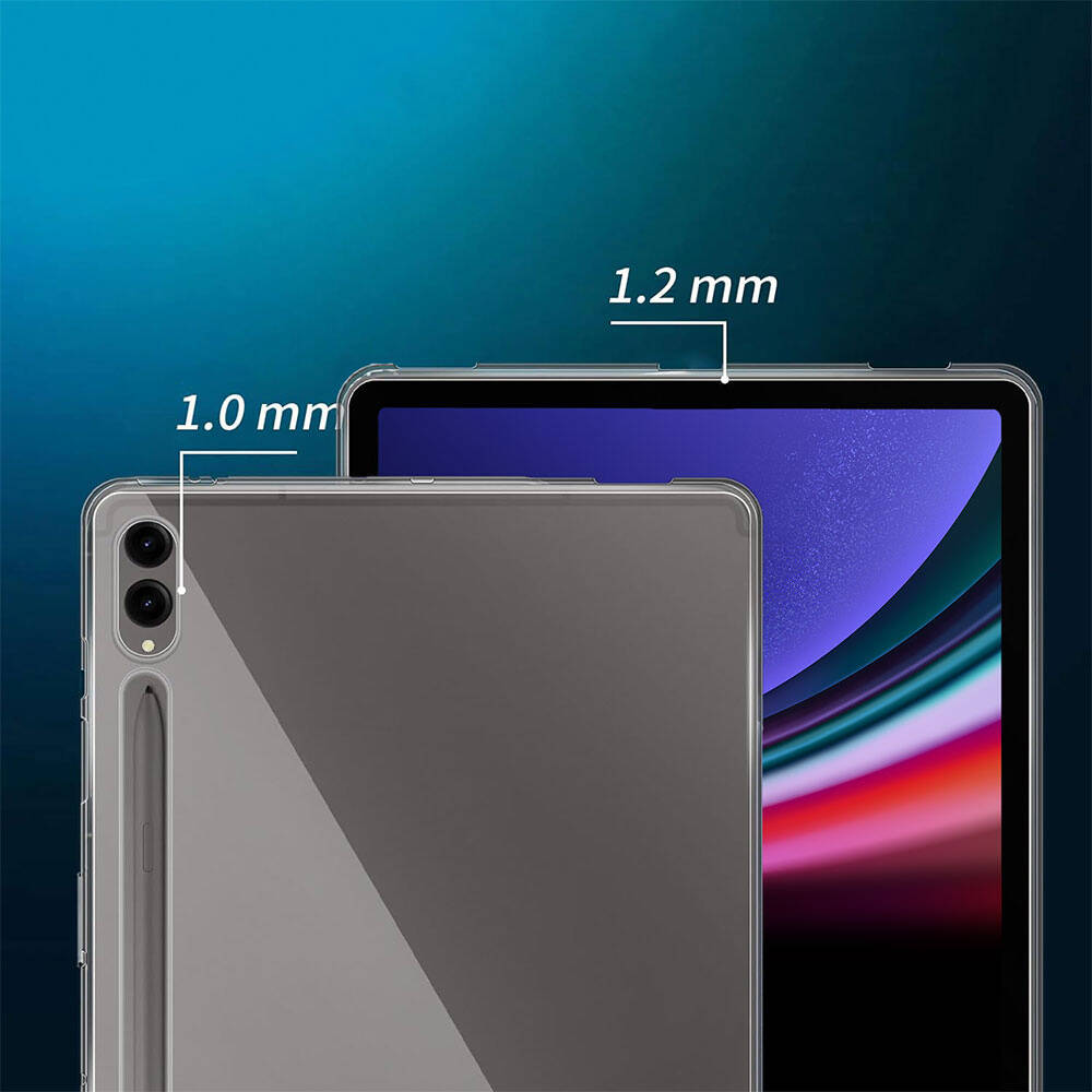 Samsung Galaxy Tab S9 FE Plus Uyumlu Kılıf Zore Tablet Süper Silikon Kapak - 7