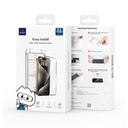 Apple iPhone 15 Pro Max Uyumlu Wiwu SQ-008 Oleofobik Easy Install Darbeye Karşı Dayanıklı Temperli Cam Ekran Koruyucu + Kolay Uygulama Aparatlı - 13