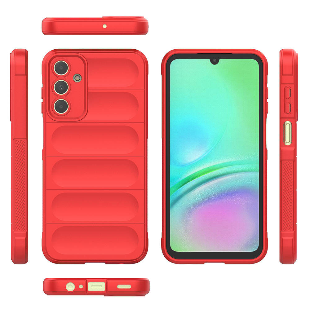 Samsung Galaxy A15 Uyumlu Kılıf Esnek TPU Oyuklu Arka Yüzey Tasarımlı Zore Etnik Silikon Kapak - 1