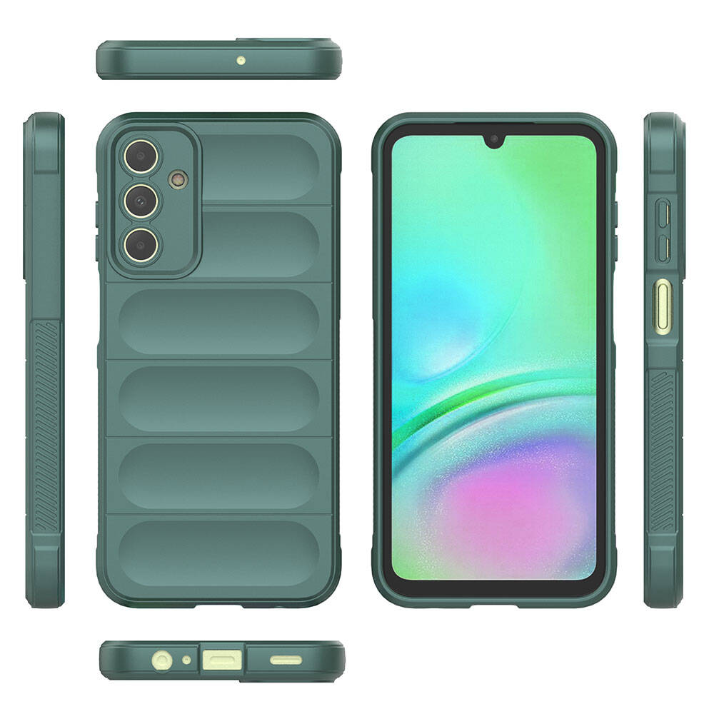 Samsung Galaxy A15 Uyumlu Kılıf Esnek TPU Oyuklu Arka Yüzey Tasarımlı Zore Etnik Silikon Kapak - 2