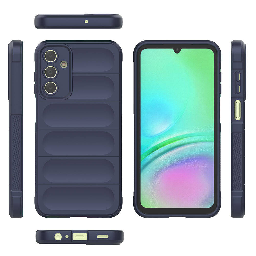 Samsung Galaxy A15 Uyumlu Kılıf Esnek TPU Oyuklu Arka Yüzey Tasarımlı Zore Etnik Silikon Kapak - 3